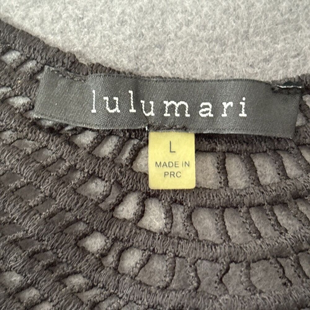Anthropologie X Lulumari Women's crotchet Knit Crop Swim Cover Up Top Size L - Picture 7 of 14